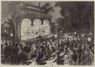 An Open-Air Theatre at Paris by Jules Pelcoq